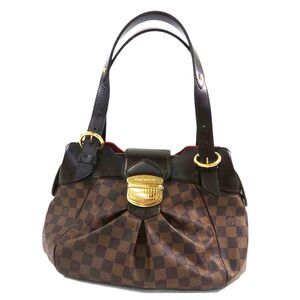 Louis Vuitton Sistine Damier Ebene Shoulder Bag Brown